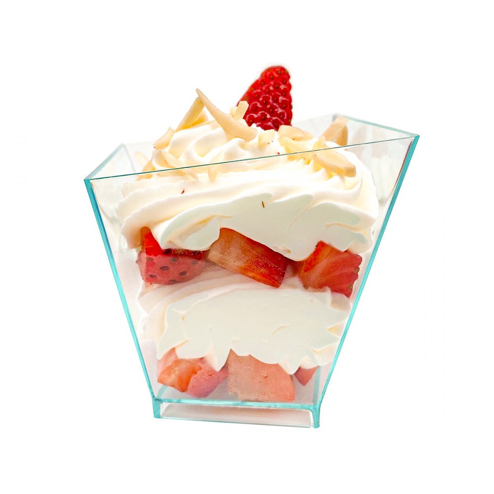 Panna Cotta Mascarpone s jahodami